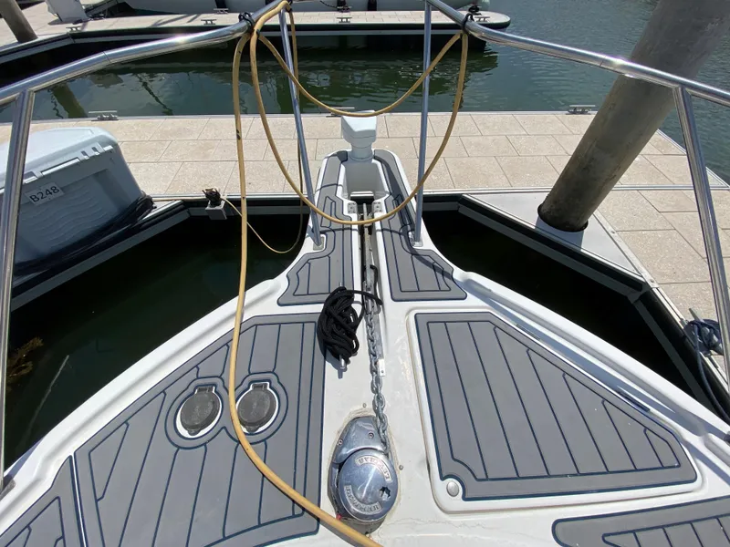 Anchor locker and windlass