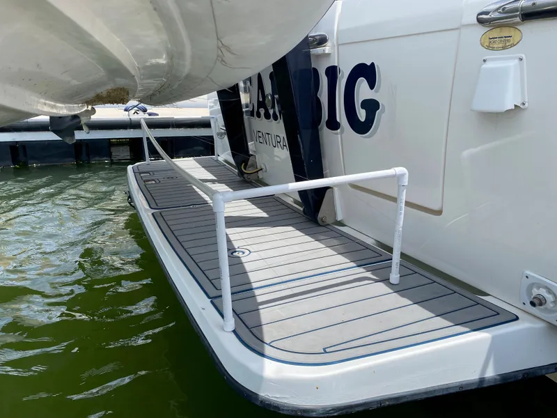 Heavy duty davit and new decking