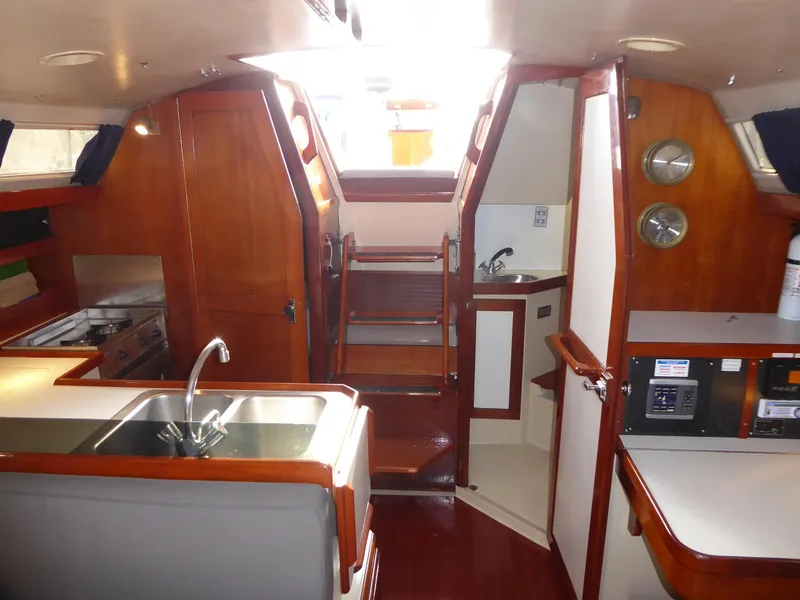 Looking Toward Companionway