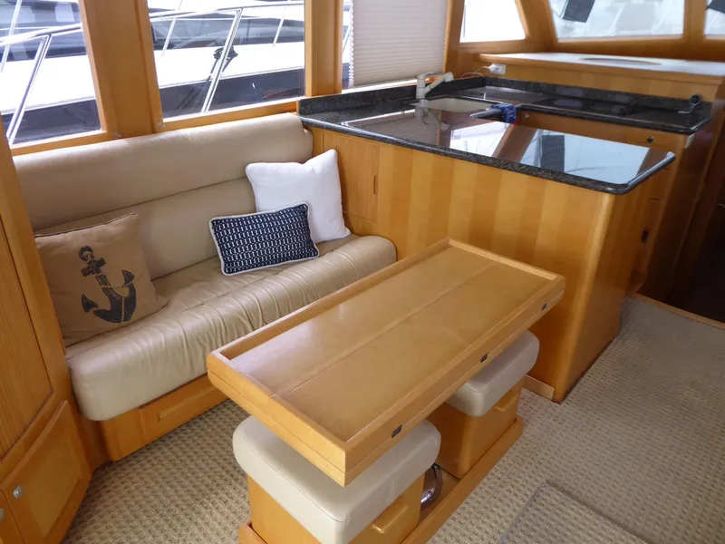 Interior to port