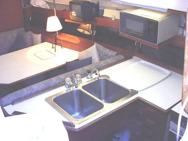 Galley/Salon Area To Starboard Down Companionway