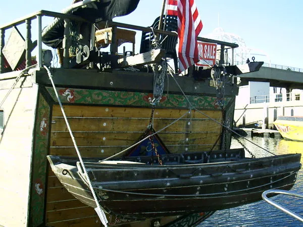 Aft and Dinghy