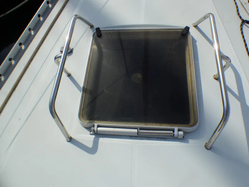 Foredeck Opening Hatch w/ Hand Rails