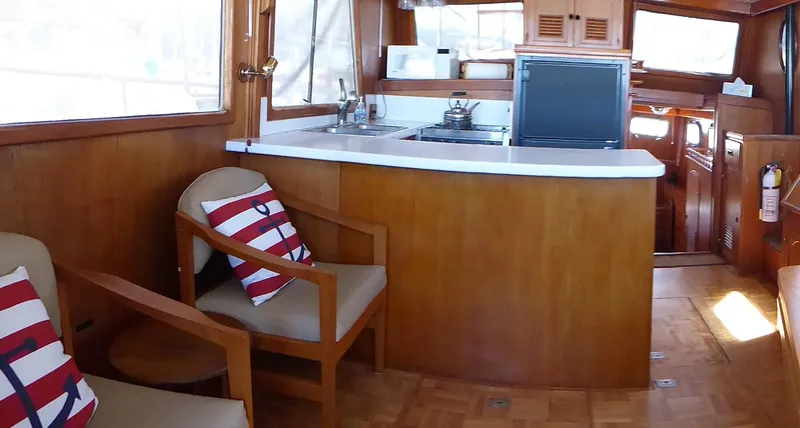 Salon to galley