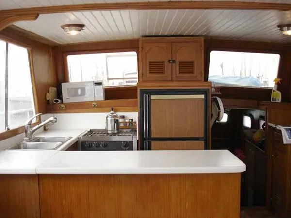 Looking aft to galley