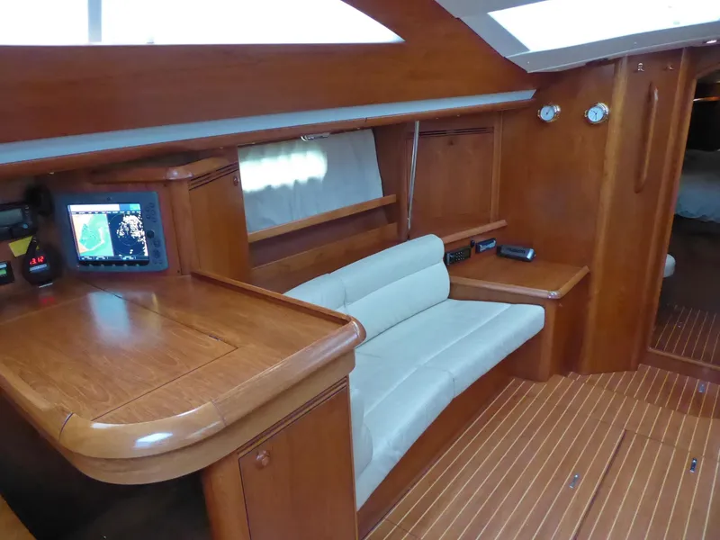Nav station & settee