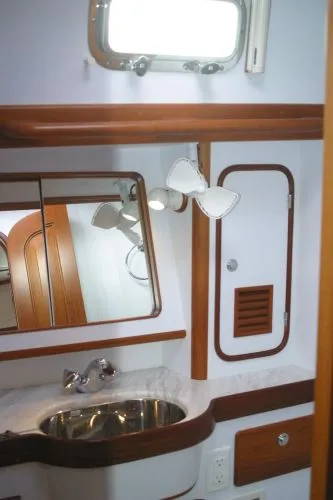 2002 Passport 470 Aft Cockpit