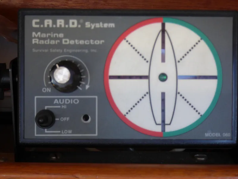 C.A.R.D. System Marine Radar Detector on 1984 Catalina 36 Sloop.