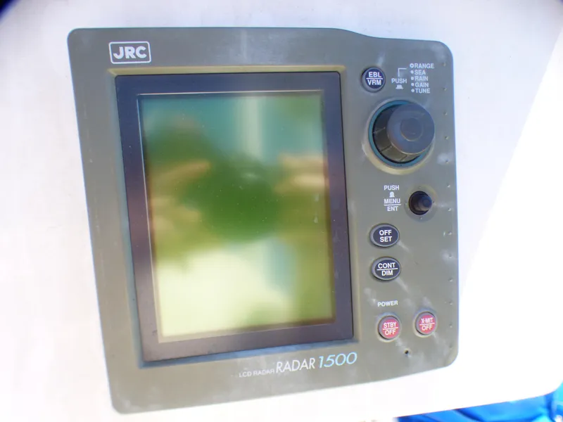 JRC Radar 1500 display on 1984 Catalina 36 Sloop sailboat.