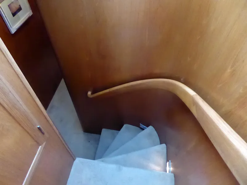 Stairs to suites