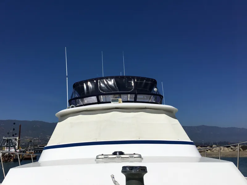 Newer flybridge encloser