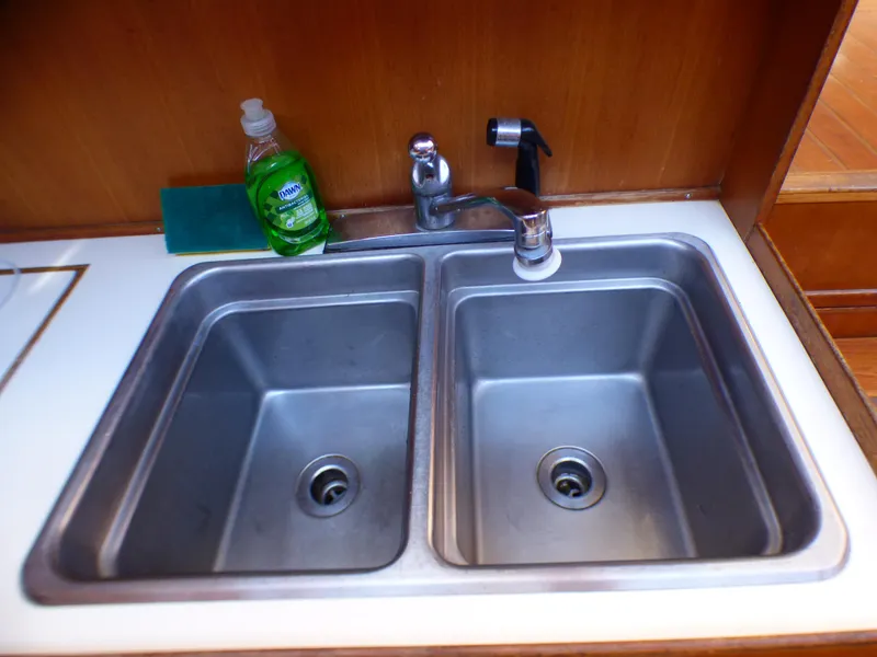 Double Stainless Steel Galley Sink