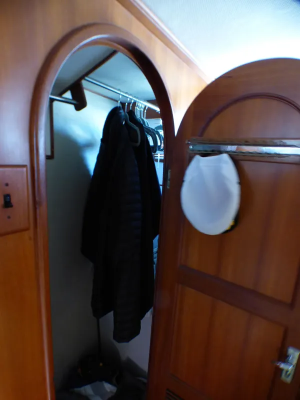 Large Hanging Locker in Aft Cabin