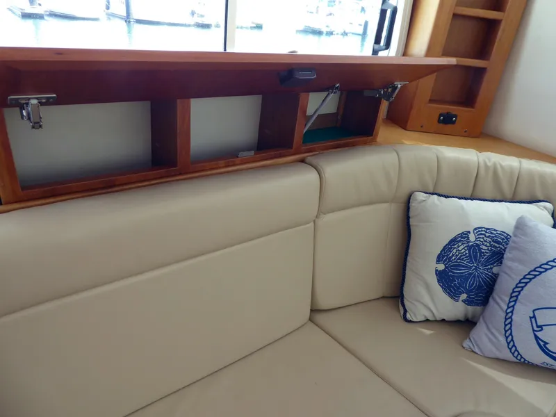 Storage above seating