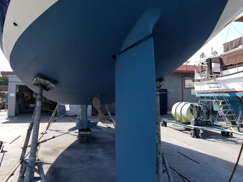 Rudder-New Bottom Paint Oct. 2017