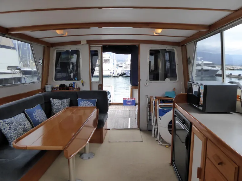 Main cabin interior looking aft
