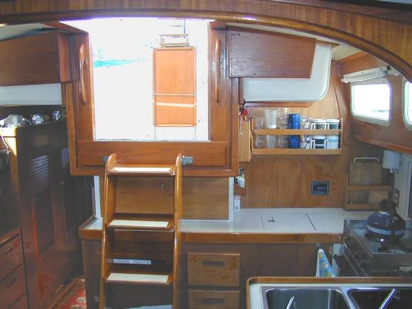 Galley facing aft