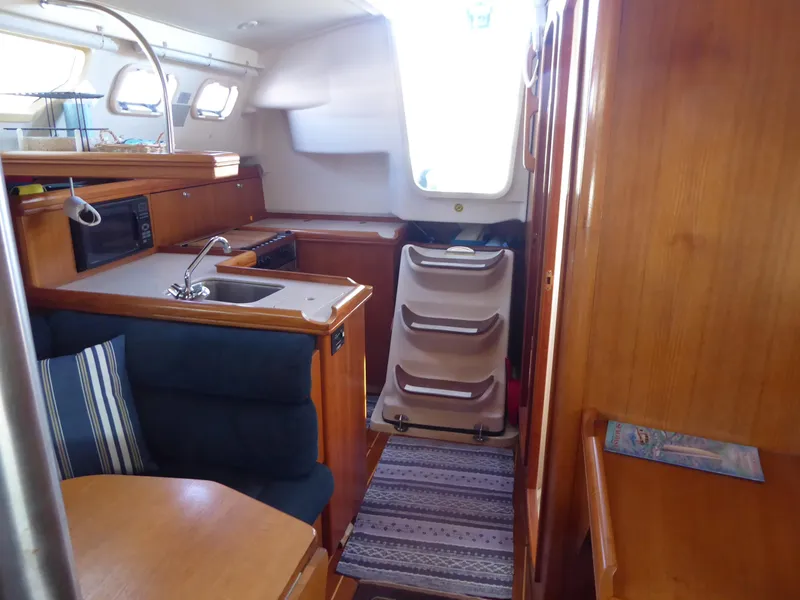 Interior looking aft