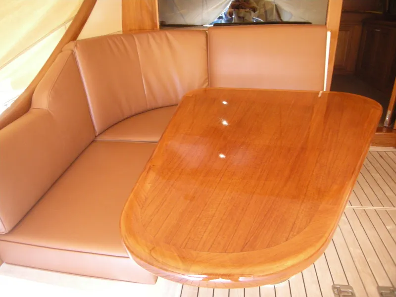 Aft deck table