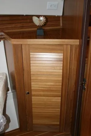 Locker in forward cabin