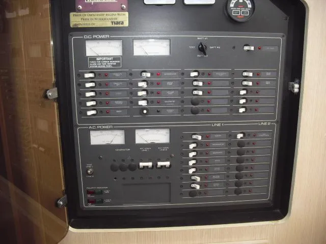 Electrical 12/110V panel