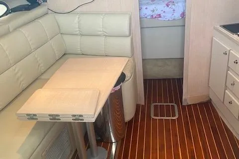 Interior freshly varnished floors