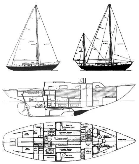 1972 Allied Seabreeze Yawl