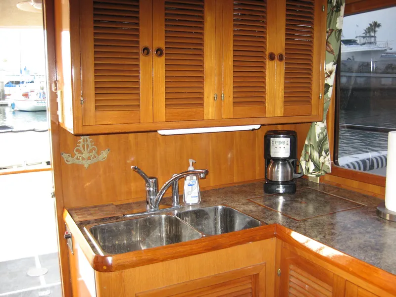 Galley Sinks & Louvered Lockers