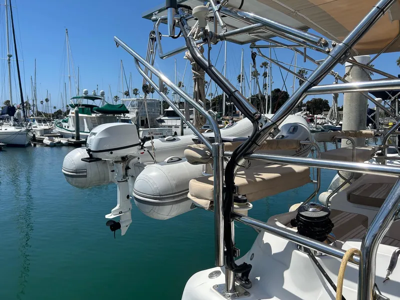 Dingy Davit and Engine Hoist