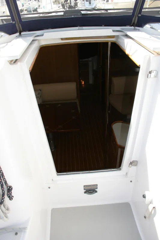 Companionway with door removed