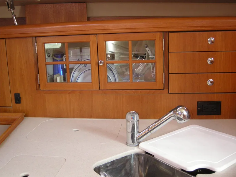 Galley dish storage/drying rack