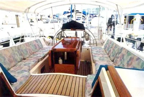 Companionway Aft to Cockpit Area