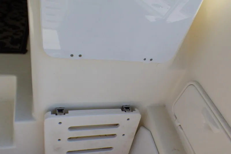 Jump Seat in Cockpit, Folded Down