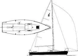 J/80 line drawing