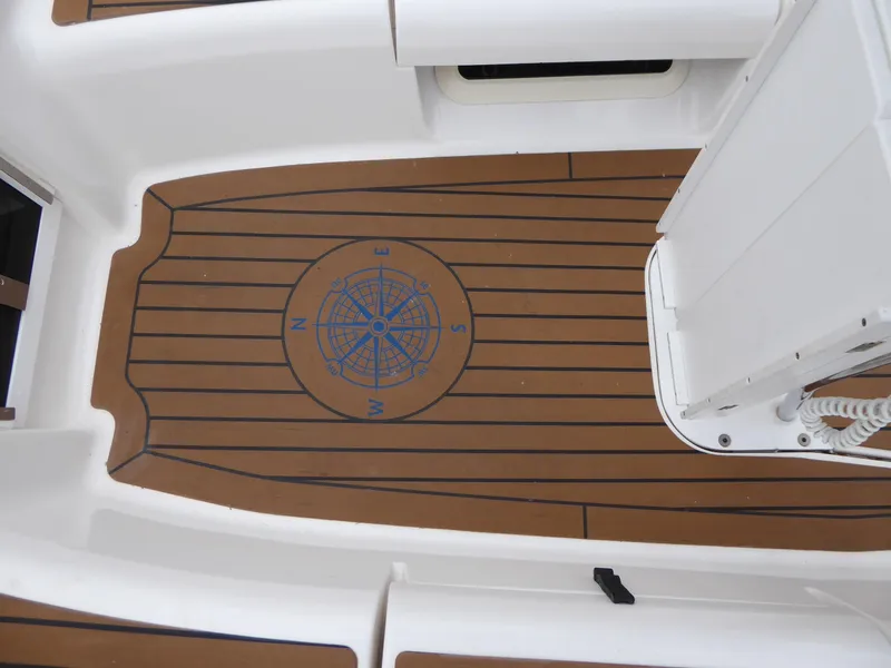 Teak composite in cockpit
