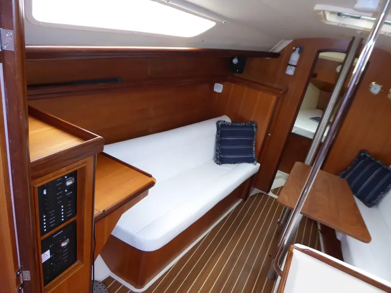 Interior to port