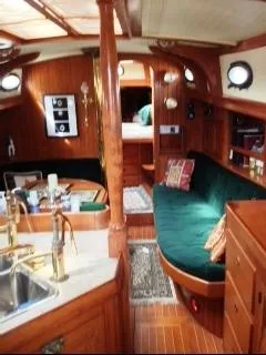 looking forward from galley