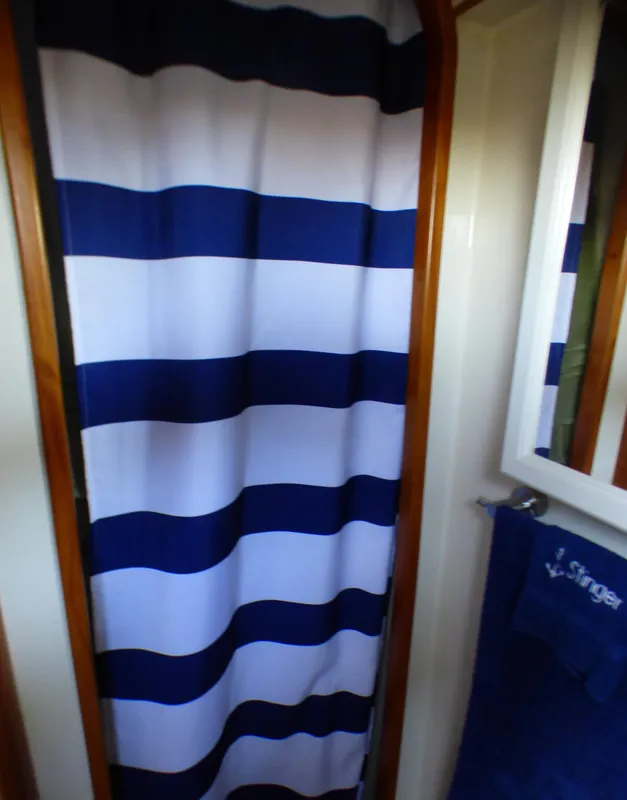 Stall Shower in Aft Head