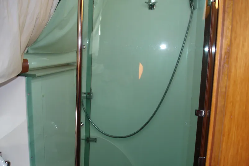 Stand up shower-aft head