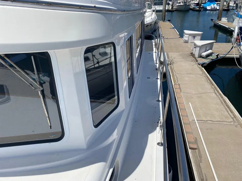 Looking aft port walkway