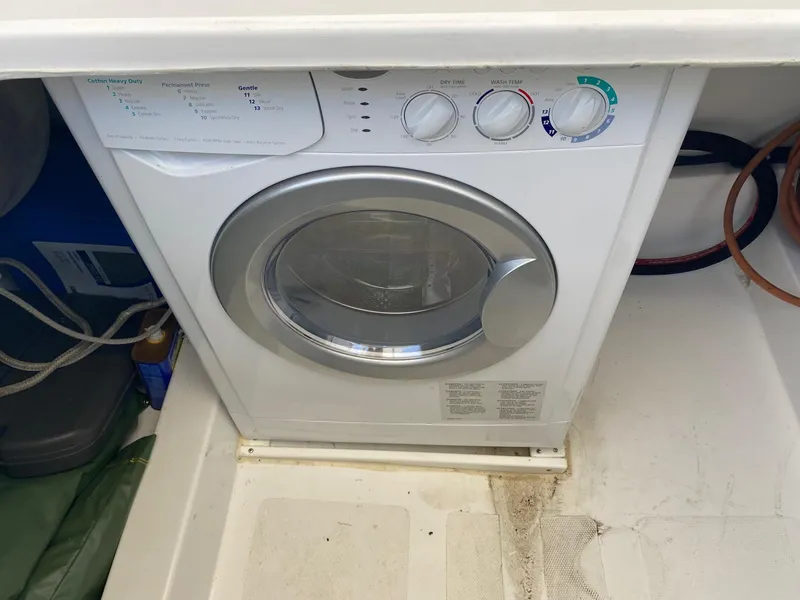 Washer/Dryer aft deck locker