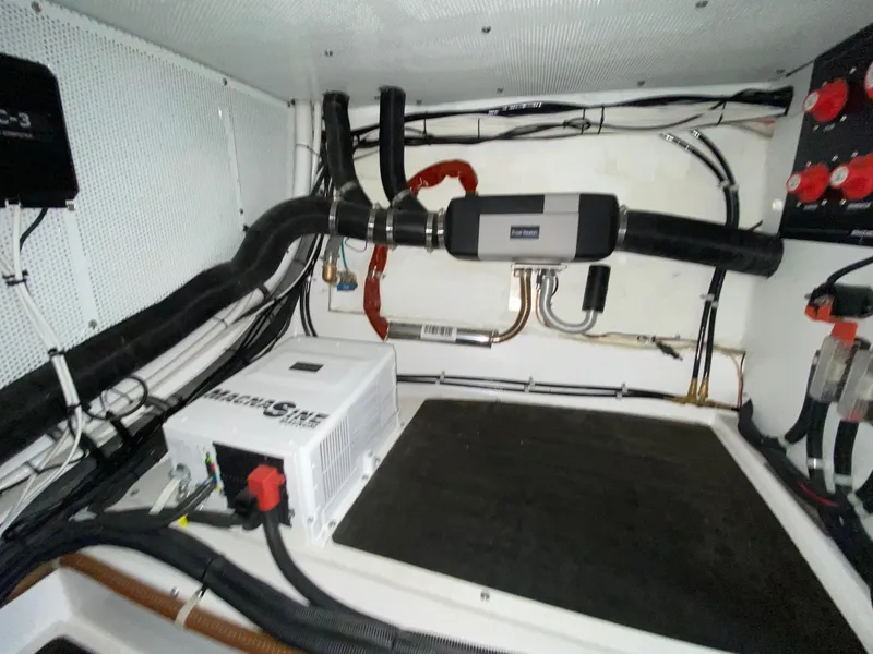 Starboard engine space