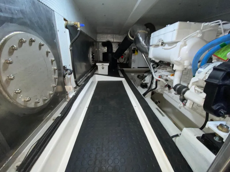 Starboard side engine area
