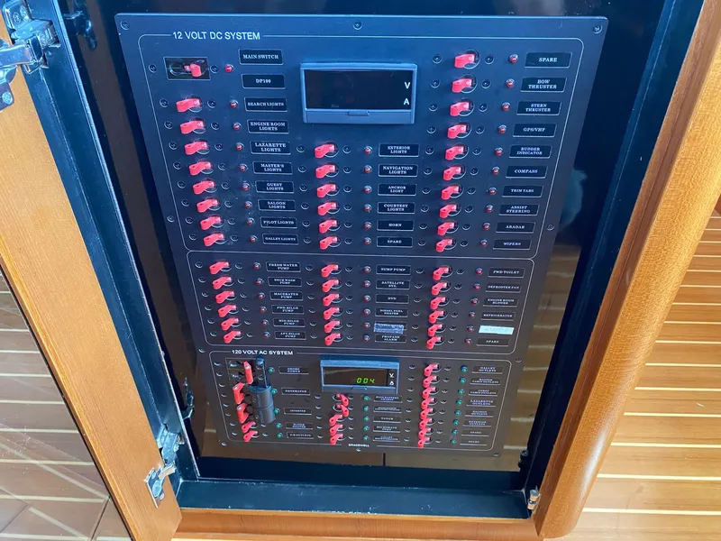 12V and 110V breaker pannel