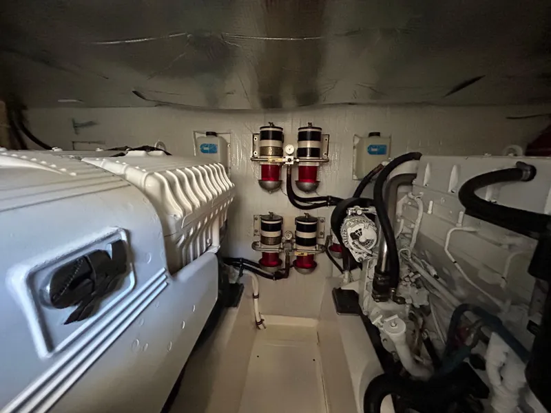 Between the engines