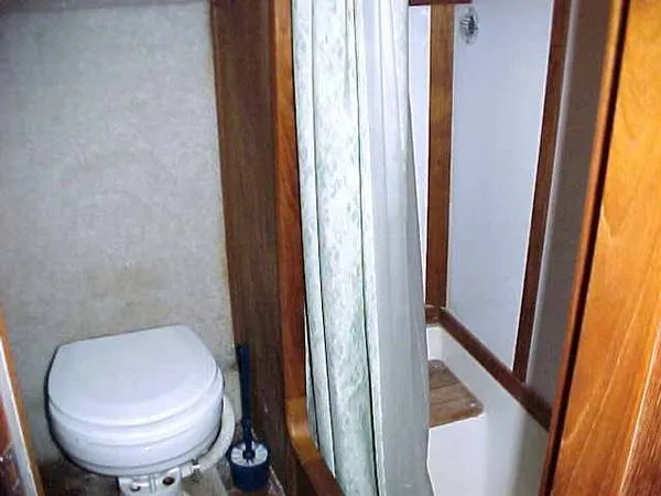 Head with tub and shower