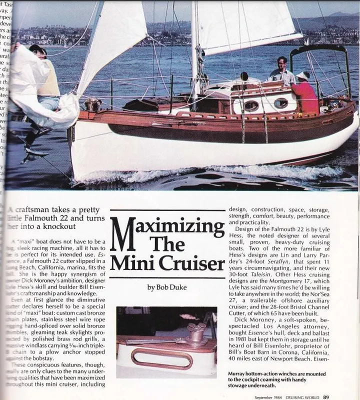 1980 Falmouth Cutter 22