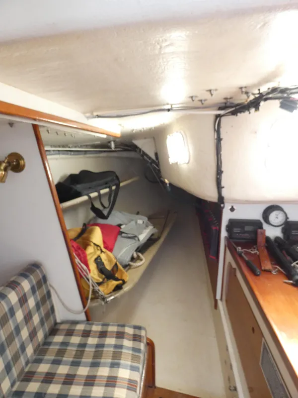 Starboard Aft Pipe Berth and Storage