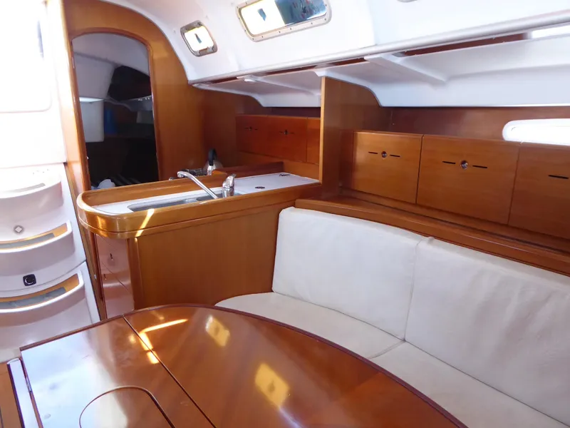 Interior to port