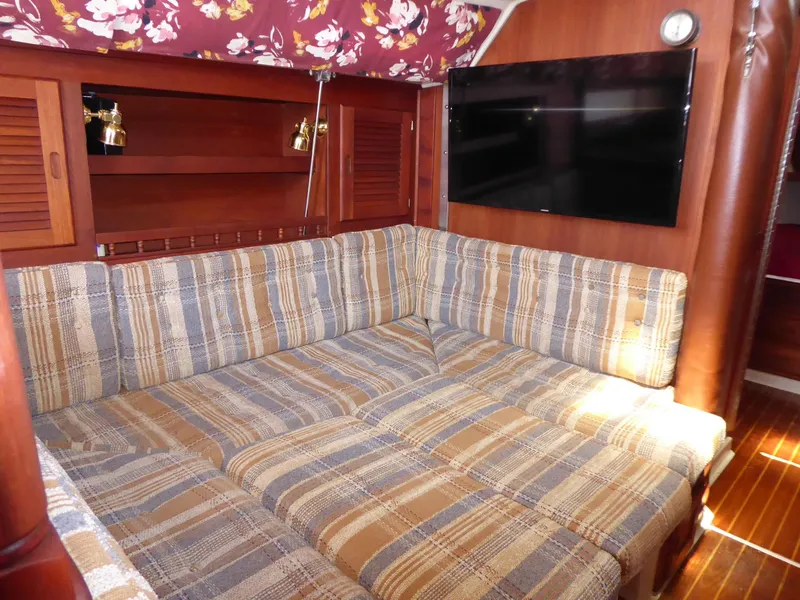 Dinette converted to berth